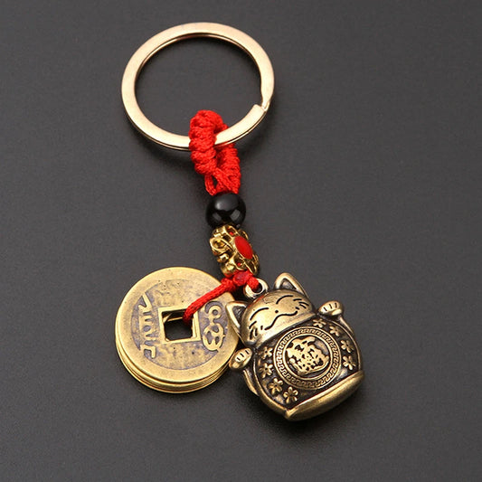 Lucky Cat Keyring