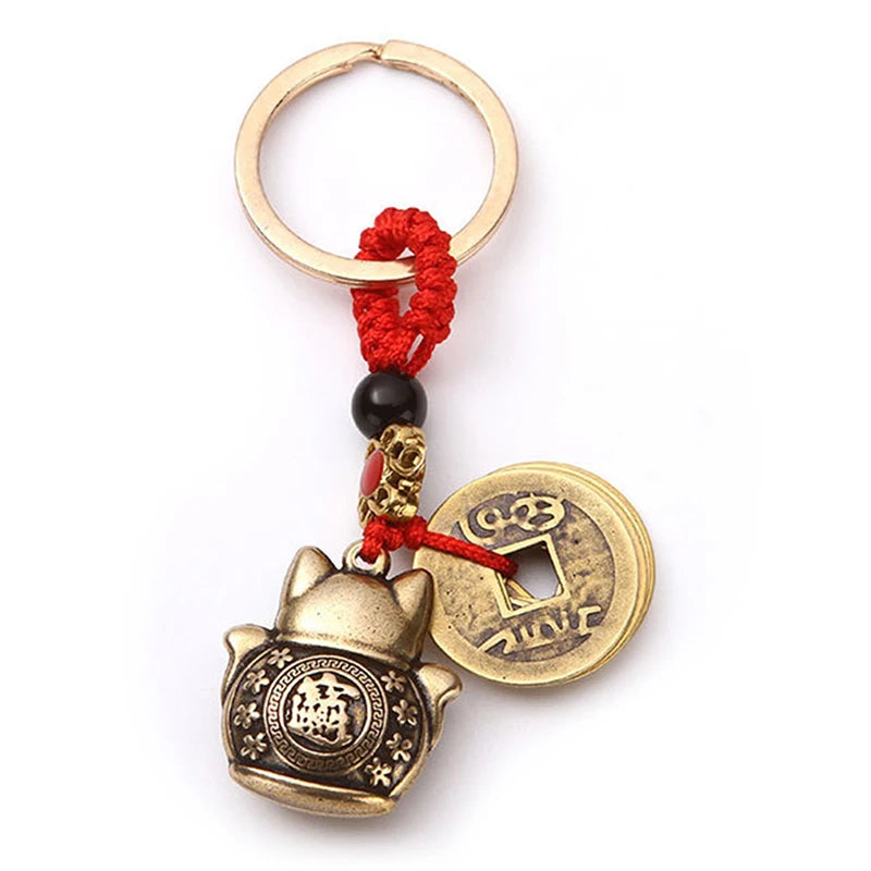 Lucky Cat Keyring