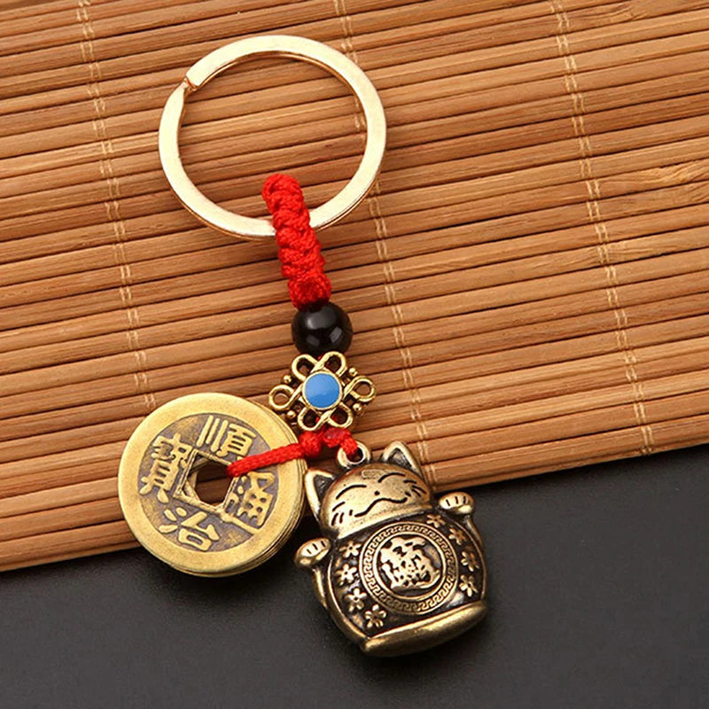 Lucky Cat Keyring