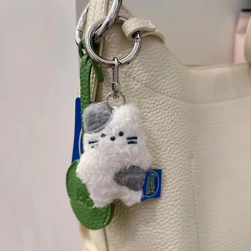 Butter Rabbit Plush Keyring