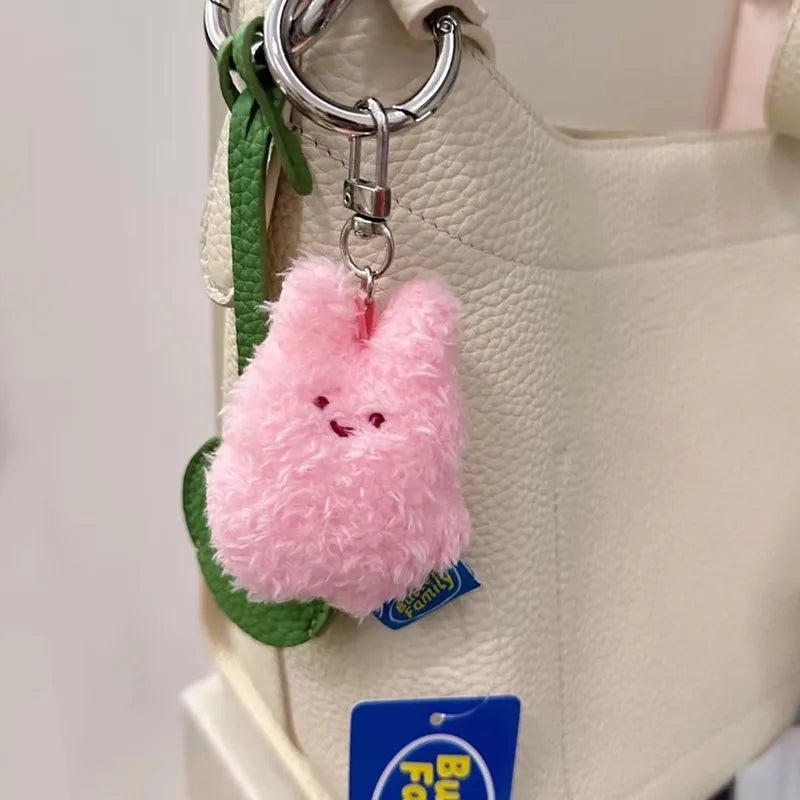 Butter Rabbit Plush Keyring